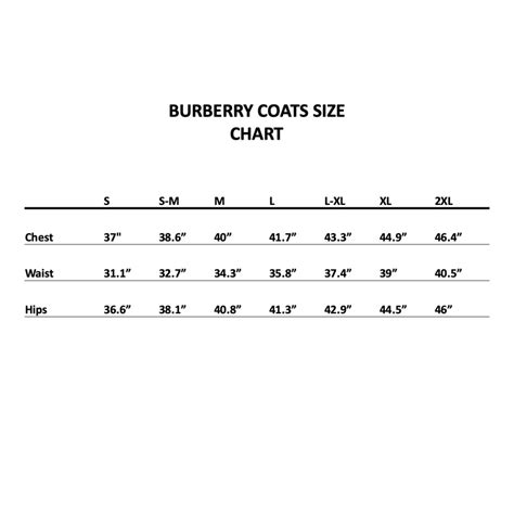 burberry coat new|Burberry coat size chart.